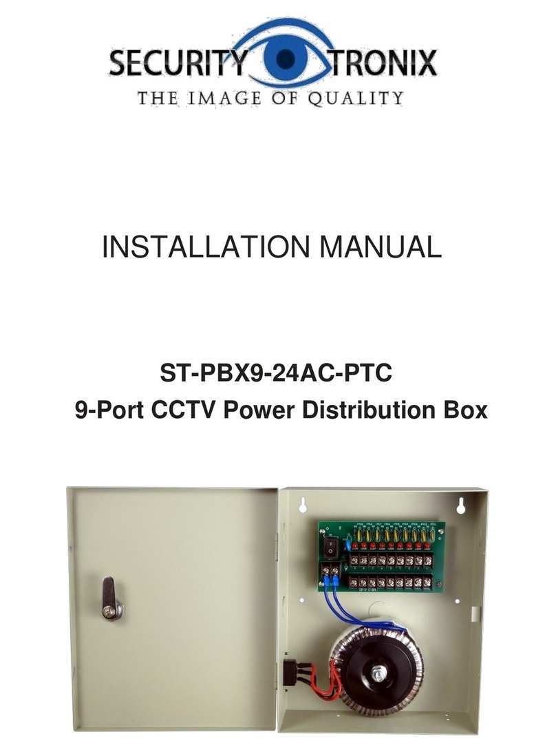 Securitytronix ST-PBX9-24AC-PTC installation manual Securitytronix ST-PBX9-24AC-PTC installation manual