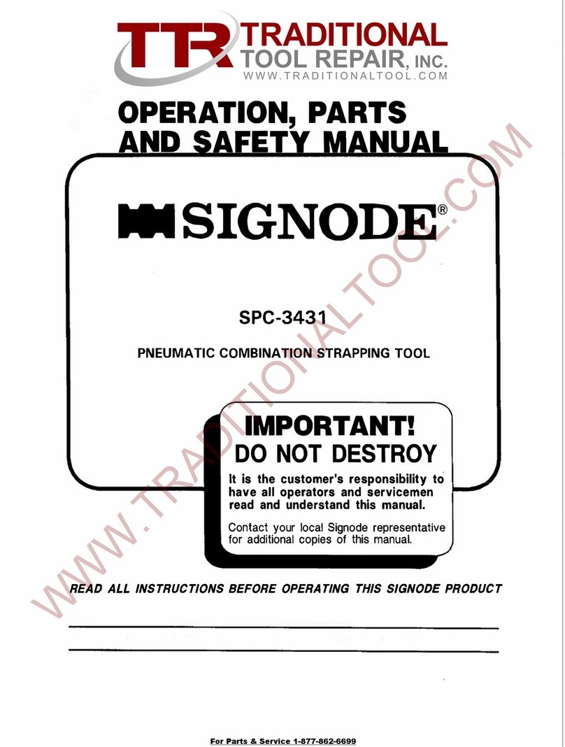 Signode SPC-3431 Instruction Manual
