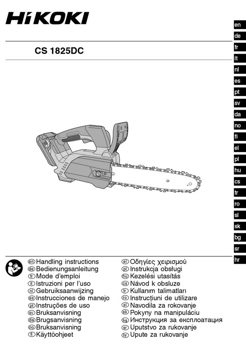 HIKOKI CS 1825DC User manual