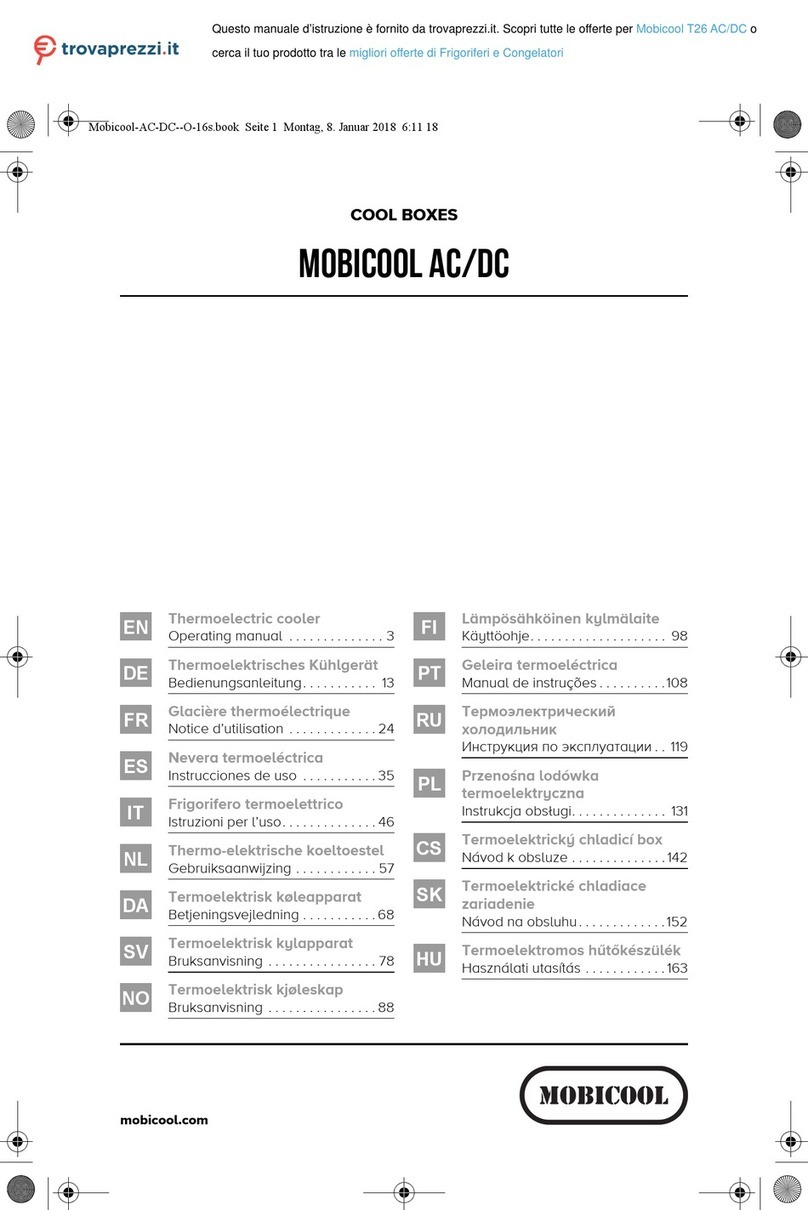Mobicool T26 DC/AC operating manual
