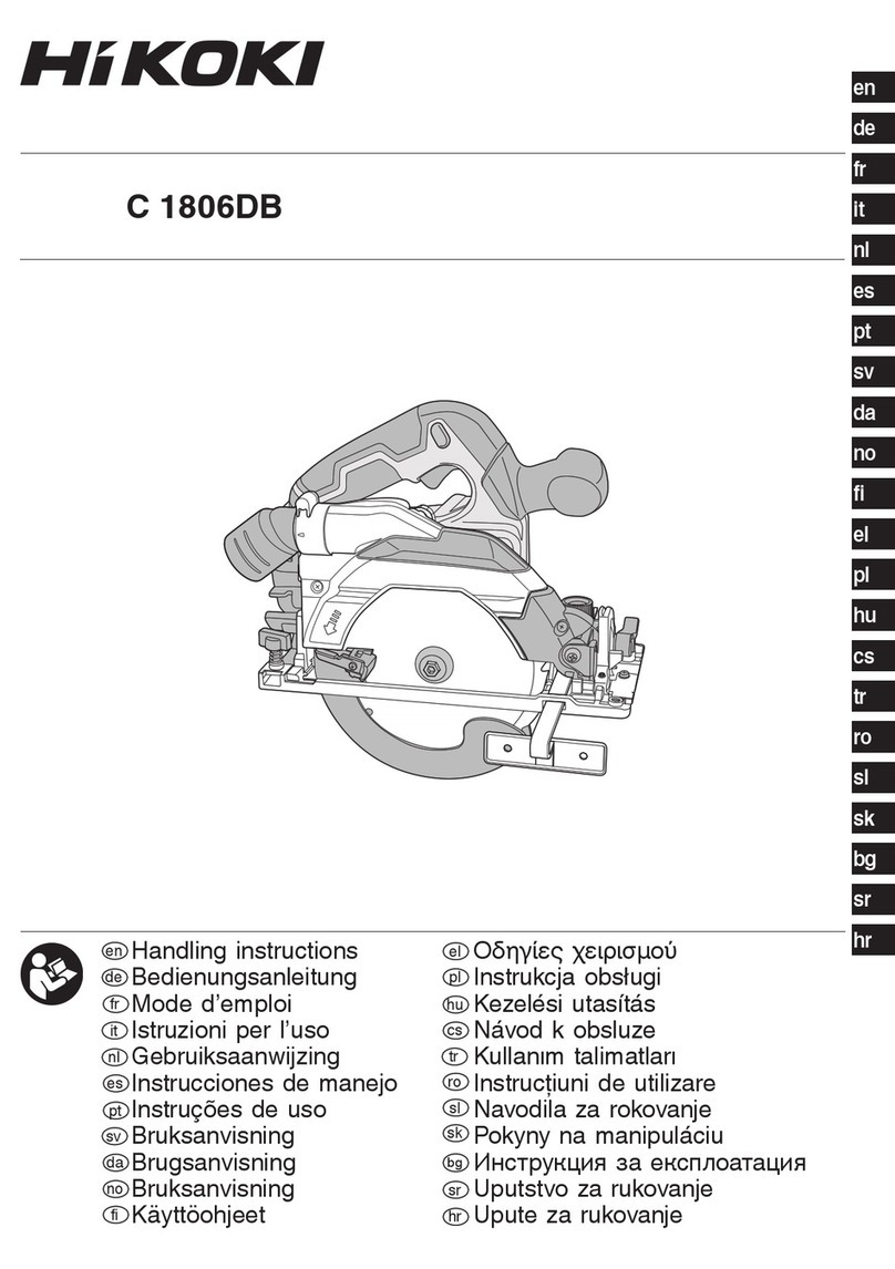 HIKOKI C1806DB User manual HIKOKI C1806DB User manual