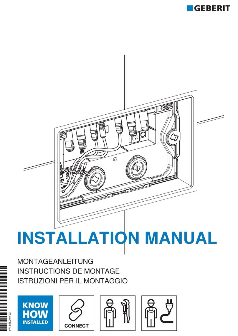 Geberit HS50 installation manual