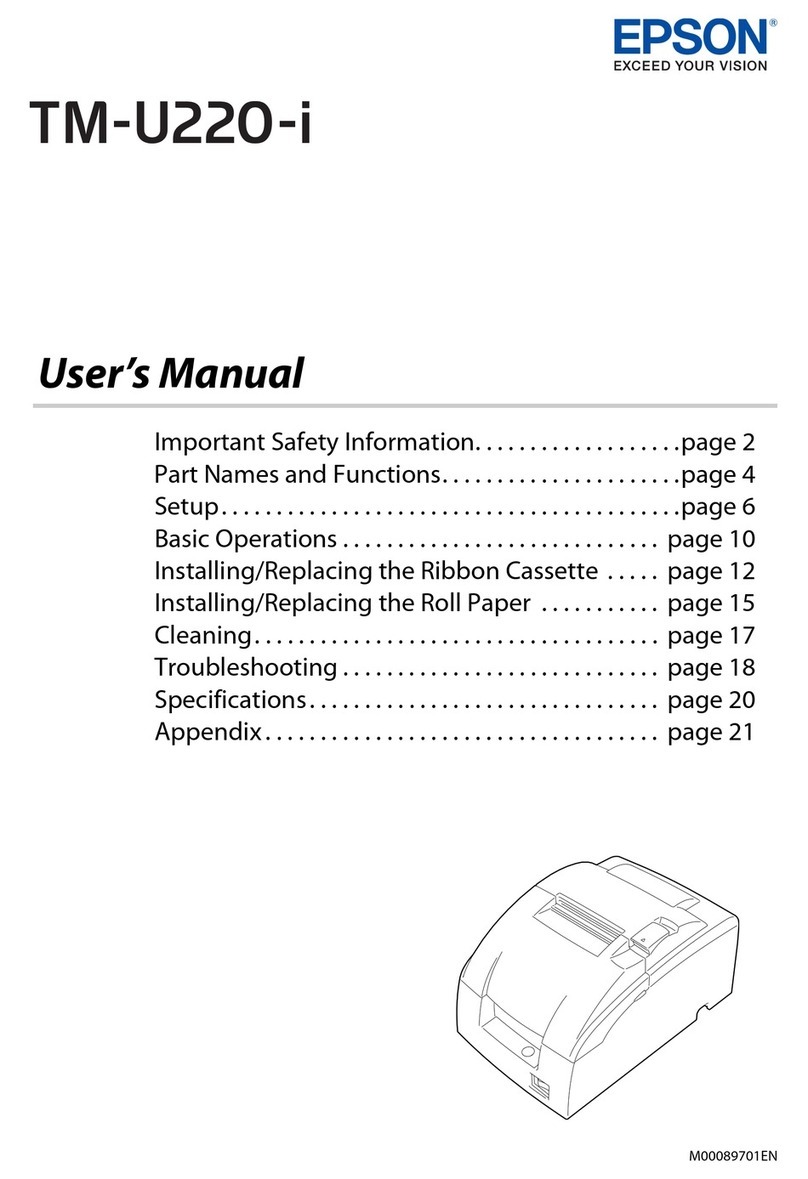 Epson TM-U220-i User manual