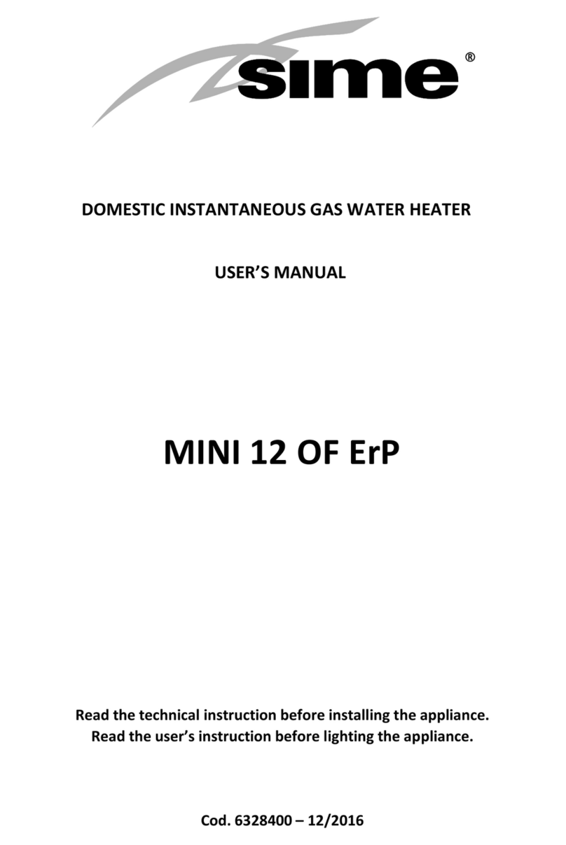 Sime MINI 12 OF Erp User manual