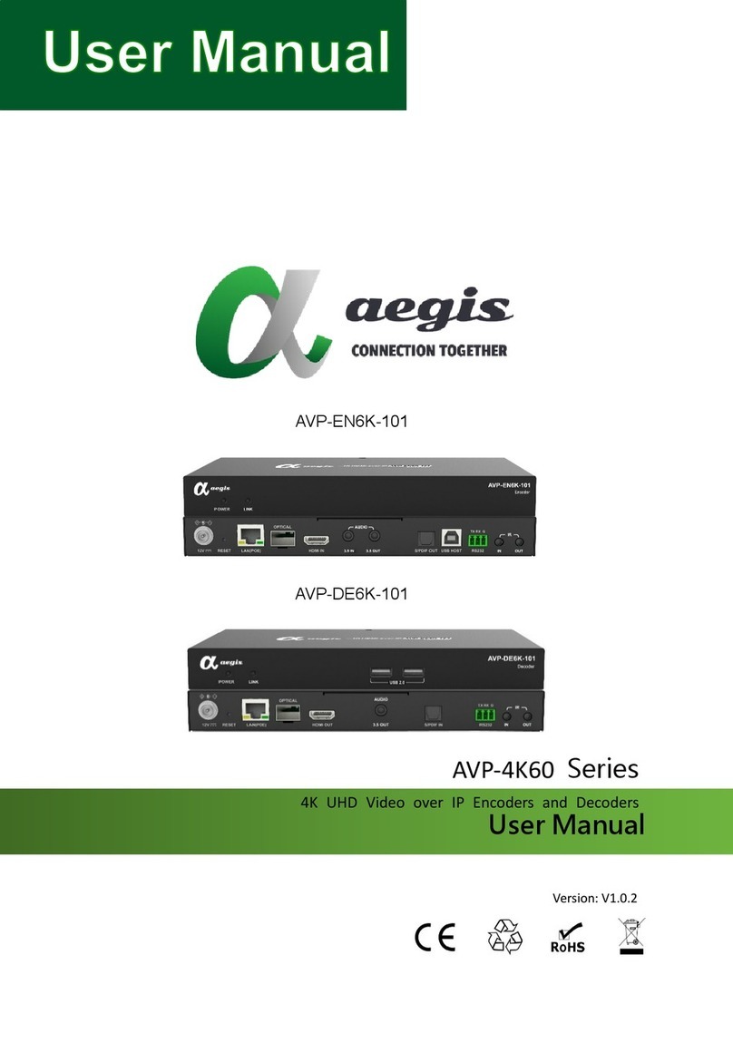 Aegis AVP-4K60 Series user manual