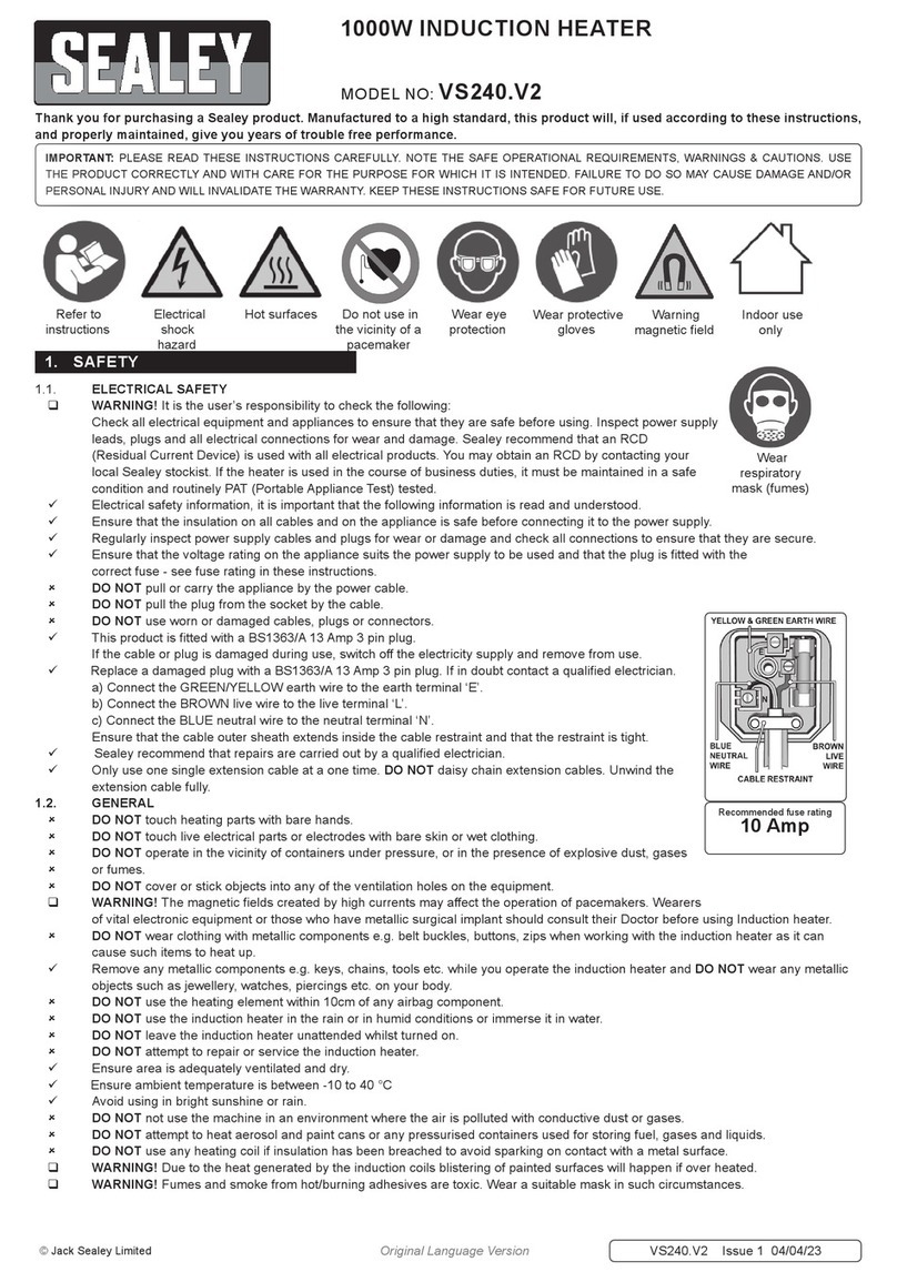 Sealey VS240.V2 User manual