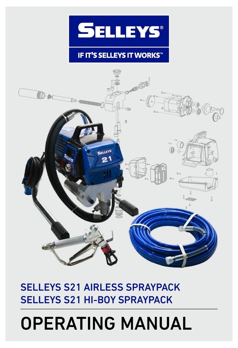 Selleys S21 AIRLESS SPRAYPACK operating manual
