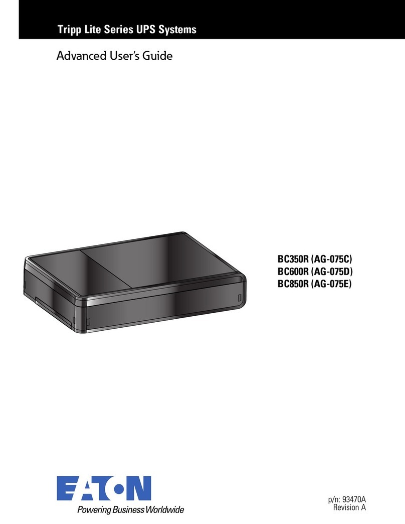 Eaton TRIPP LITE Series Assembly instructions