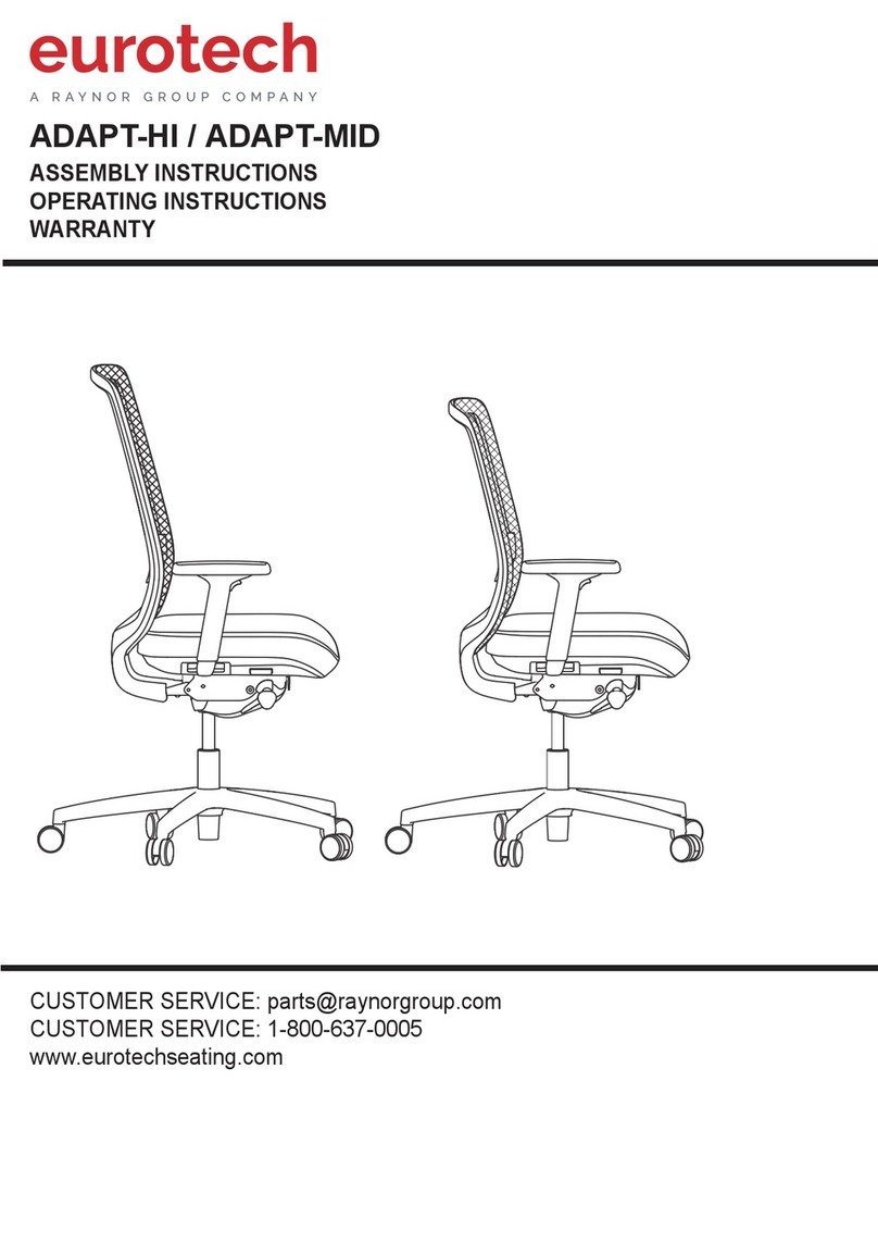 Raynor eurotech ADAPT-HI Assembly instructions/Operating instructions