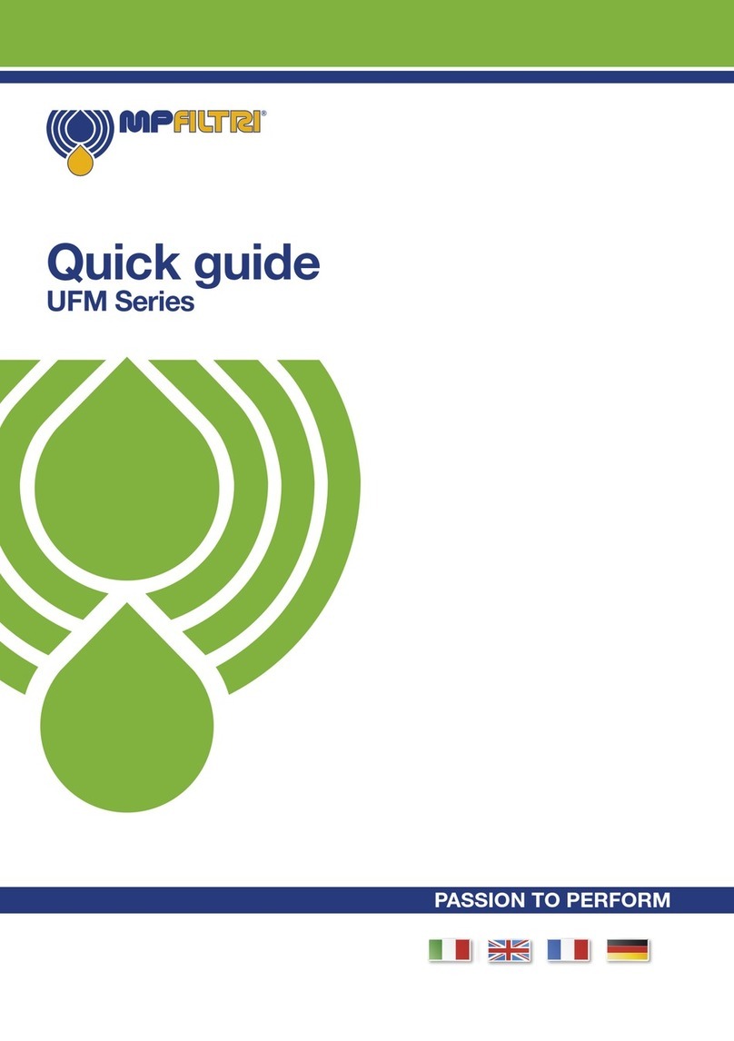 MPFiltri UFM Series User manual