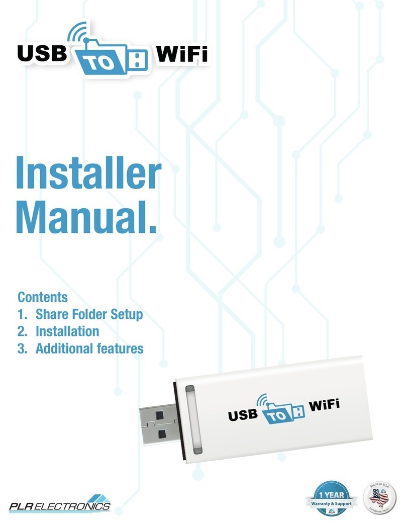 PLRElectronics USBTOWiFi Installer manual
