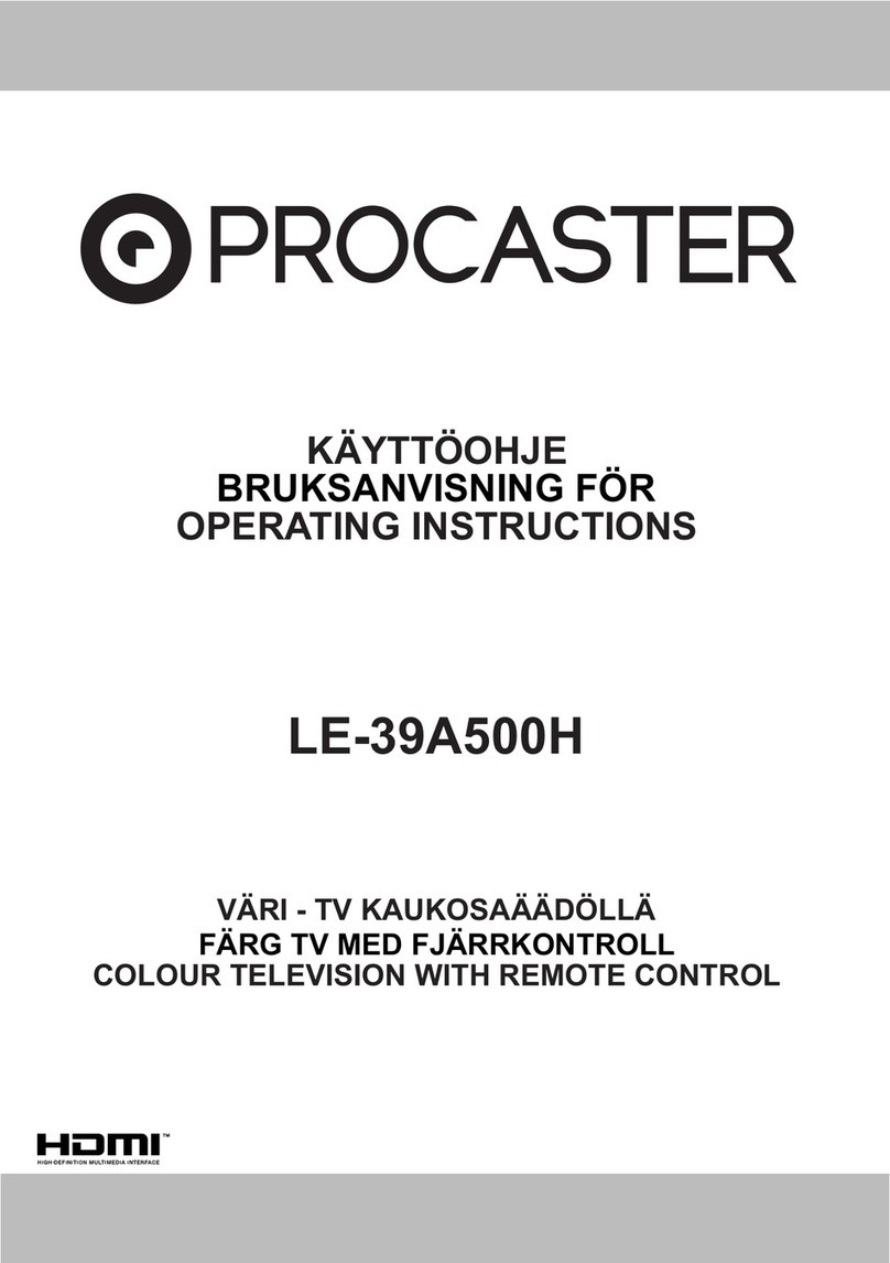 PROCASTER LE-39A500H User manual