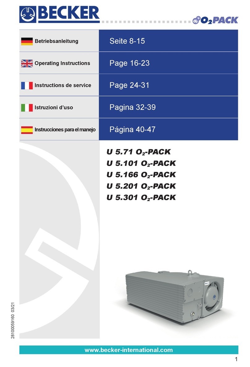 Becker U 5.101 O2-PACK User manual Becker U 5.101 O2-PACK User manual