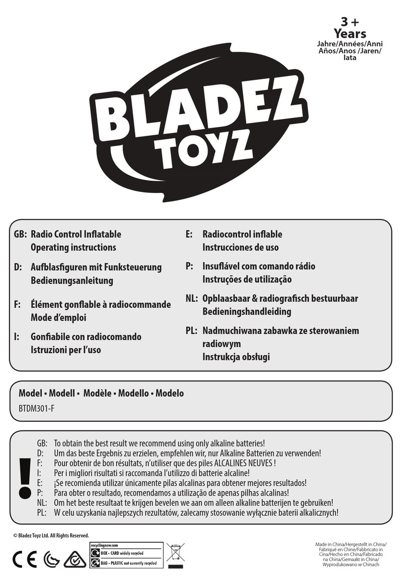 Bladez Toyz BTDM301-F operating instructions