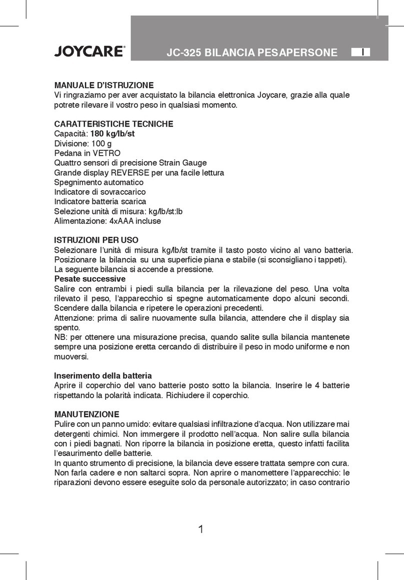 Joycare JC-325 User manual