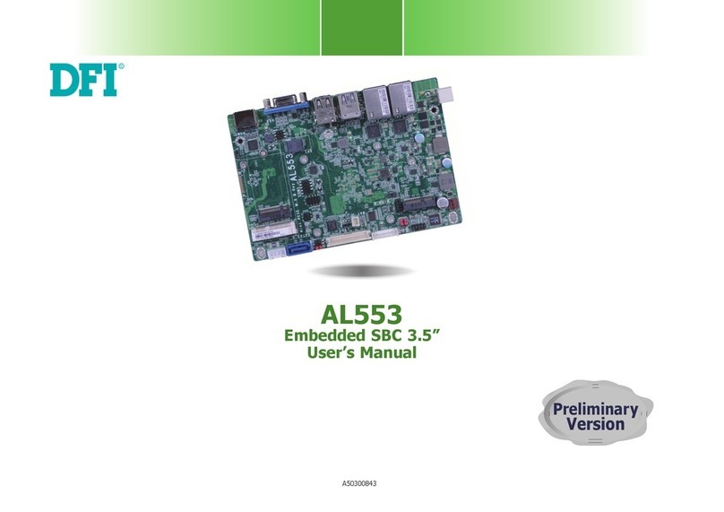 DFI AL553 User manual