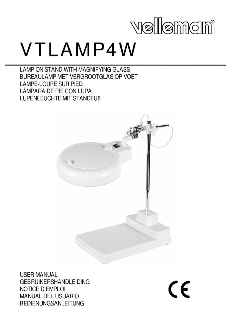 Velleman VTLAMP4W user manual