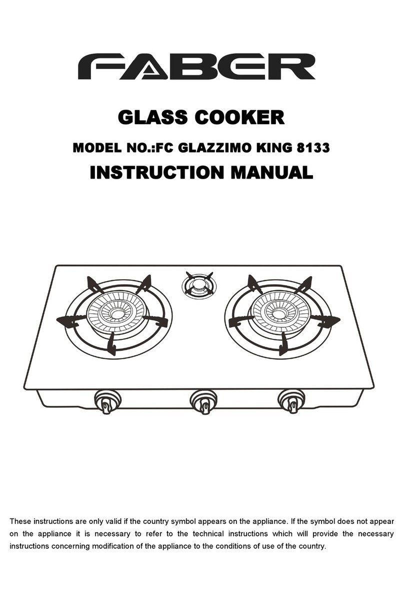 Faber FC GLAZZIMO KING 8133 instruction manual