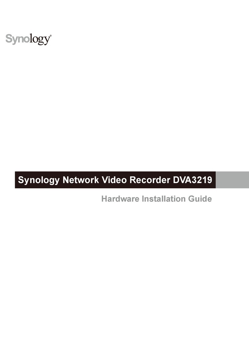 Synology DVA3219 Manual