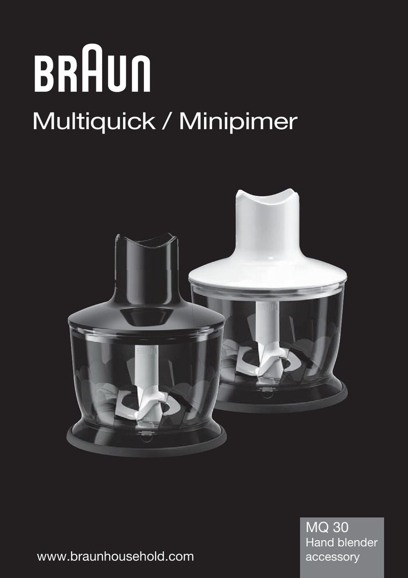 Braun Minipimer User manual
