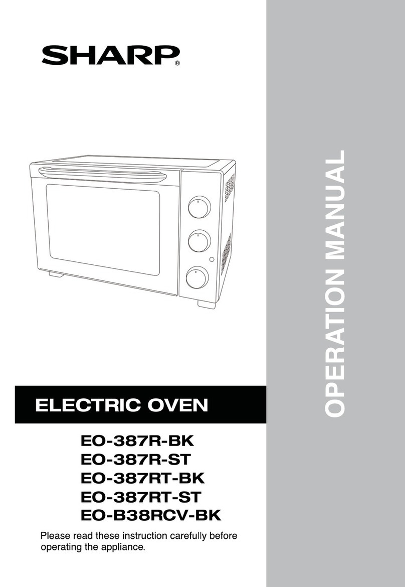 Sharp EO-387R-BK User manual