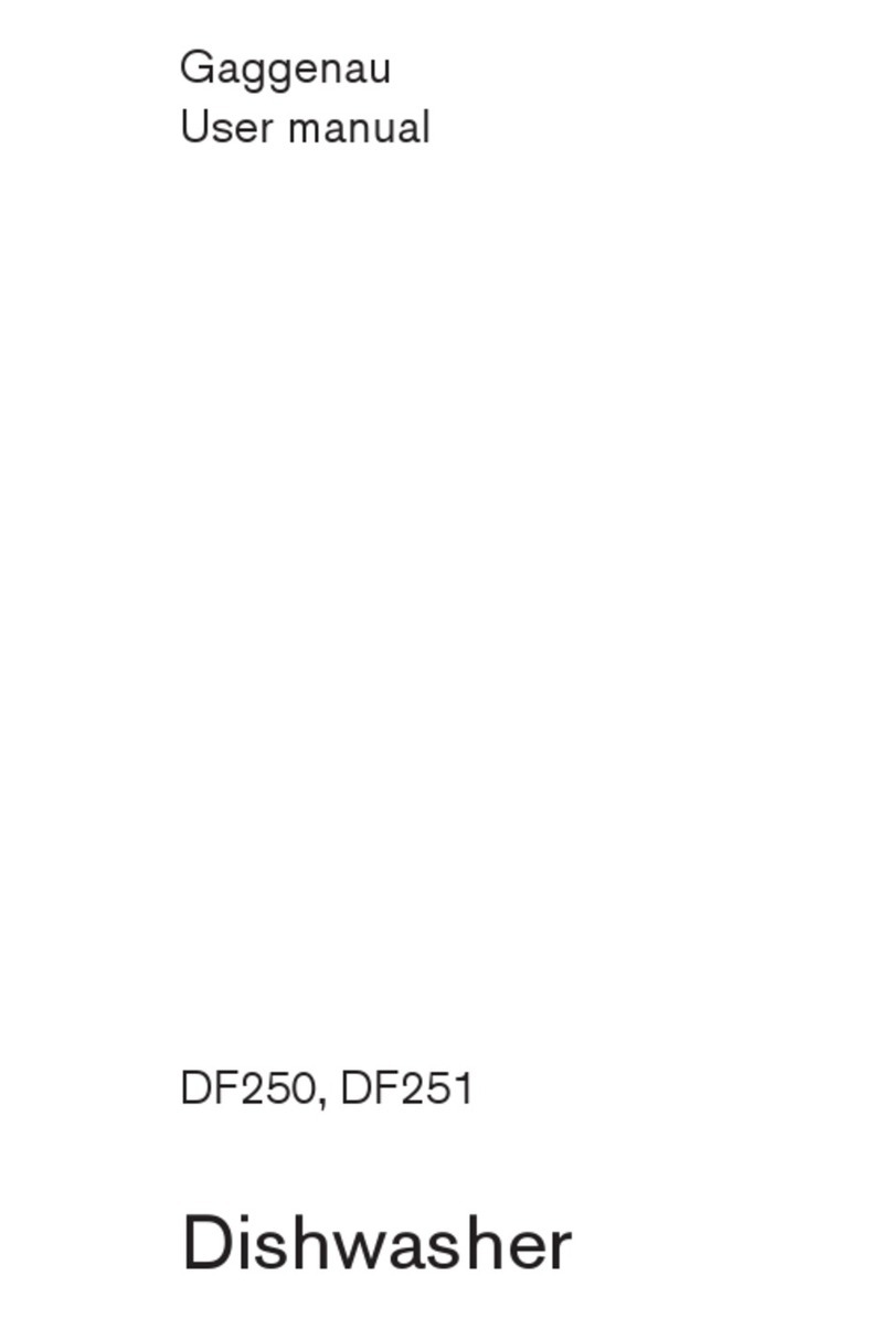 Gaggenau DF 250 user manual