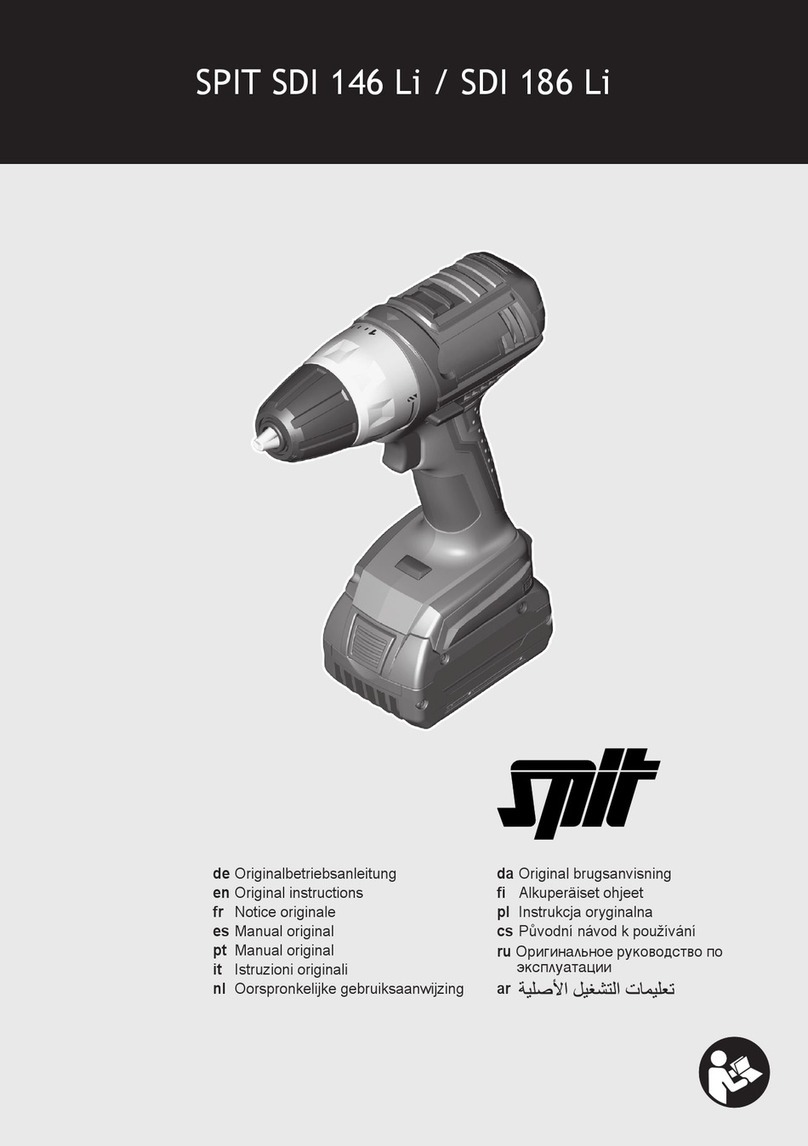 SPIT SDI 146 Li Original instructions