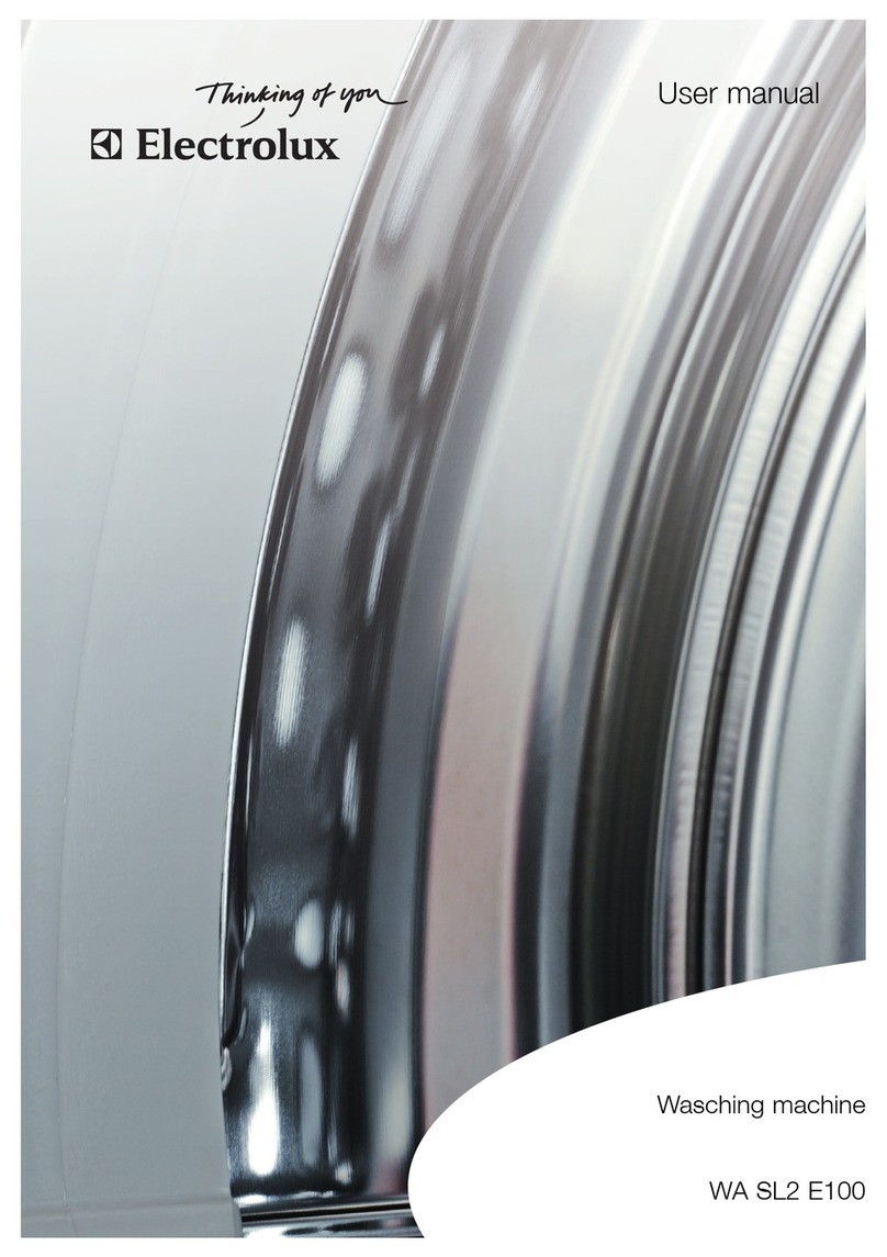 Electrolux WA SL2 E100 user manual