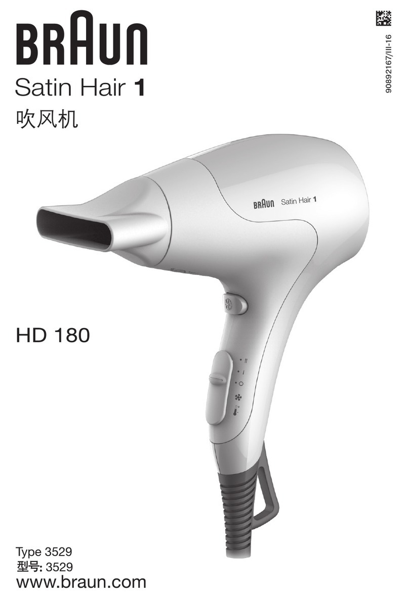 Braun 3529 User manual