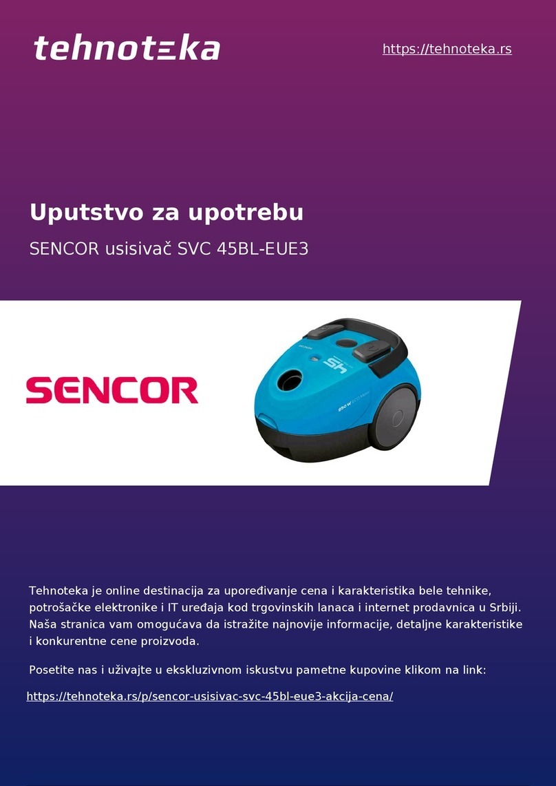 Sencor SVC 45BL-EUE3 user manual