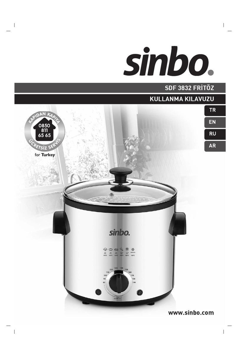 Sinbo SDF 3832 instruction manual