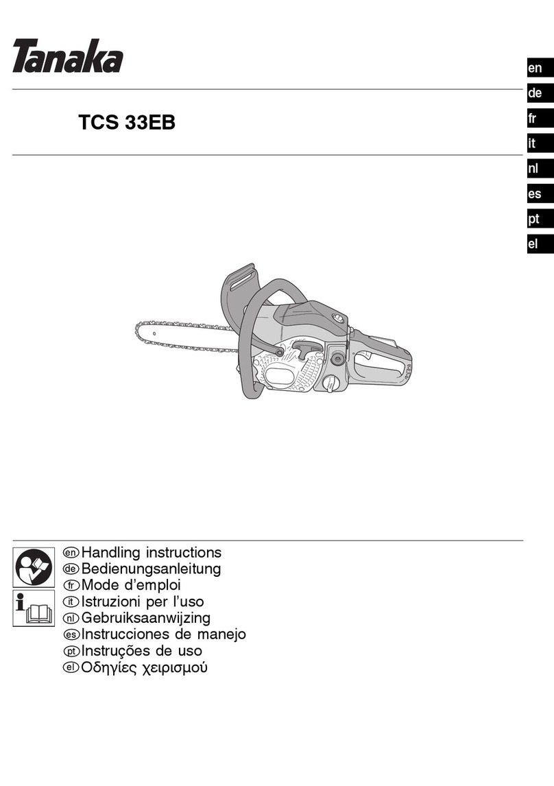 Tanaka TCS 33EB User manual