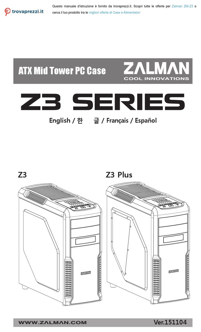 ZALMAN Z3 Series User manual ZALMAN Z3 Series User manual