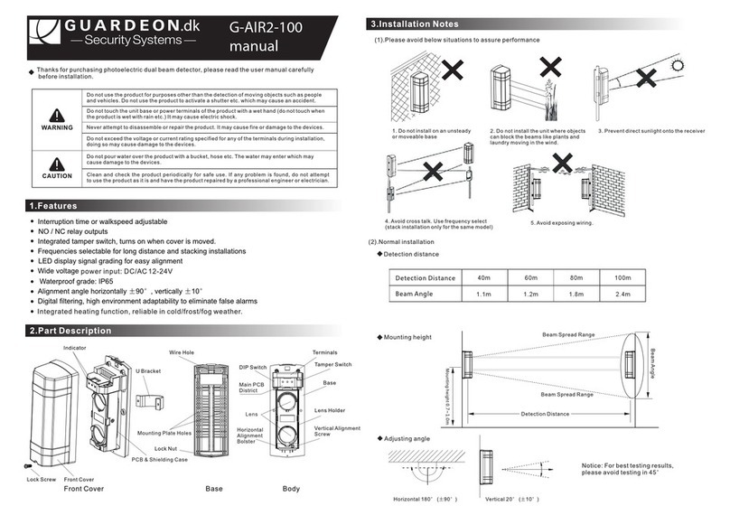 GUARDEON G-AIR2-100 manual