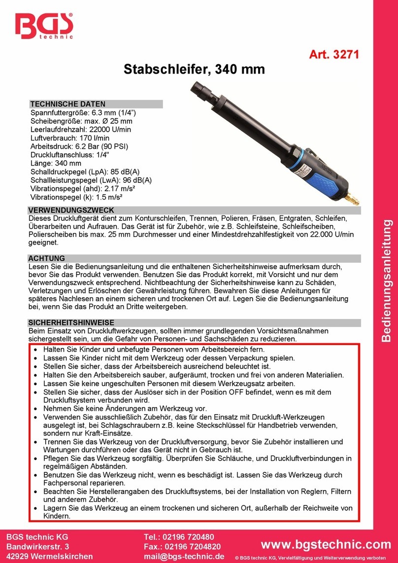 BGS technic 3271 User manual