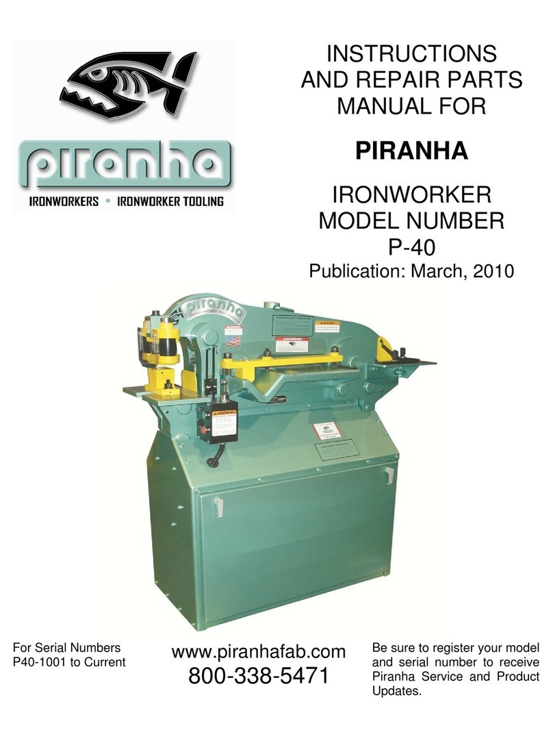 Piranha P-40 User manual