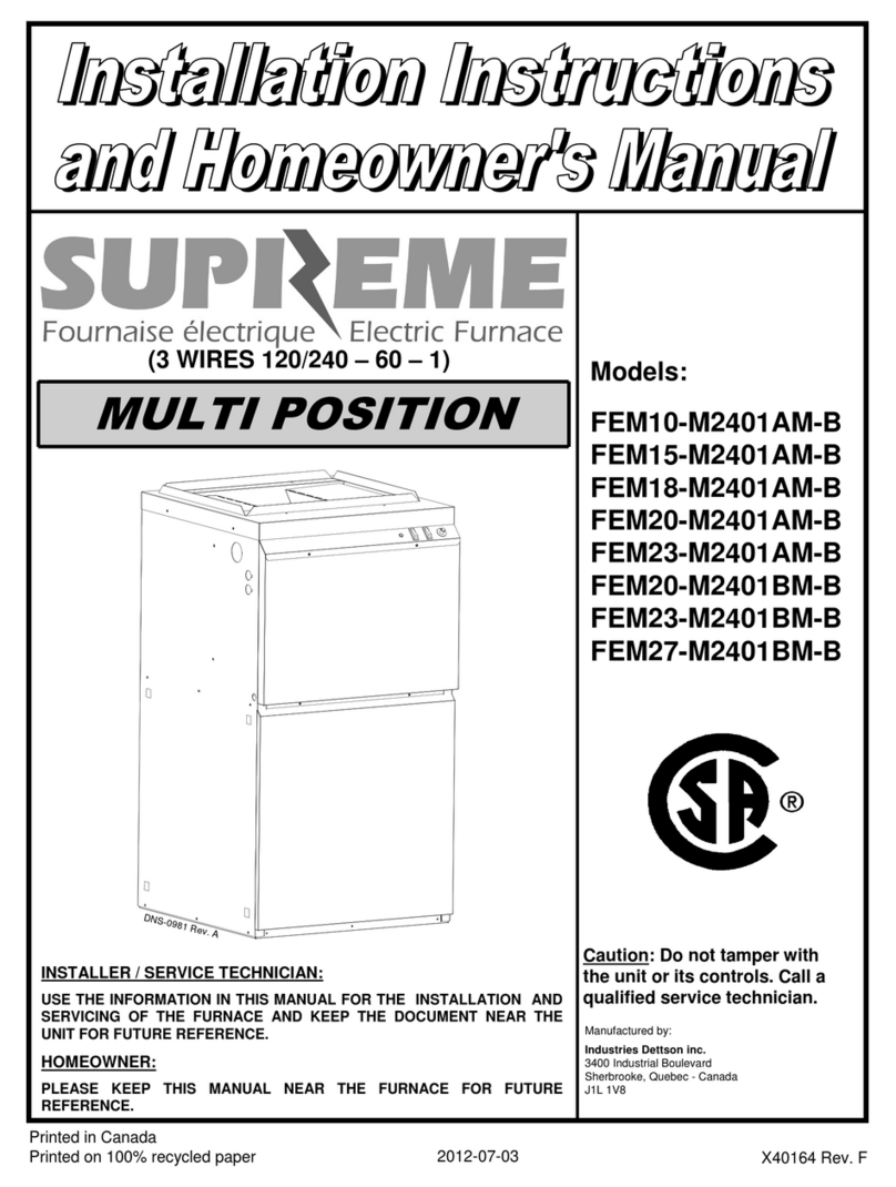 SUPREME FEM10-M2401AM-B User manual