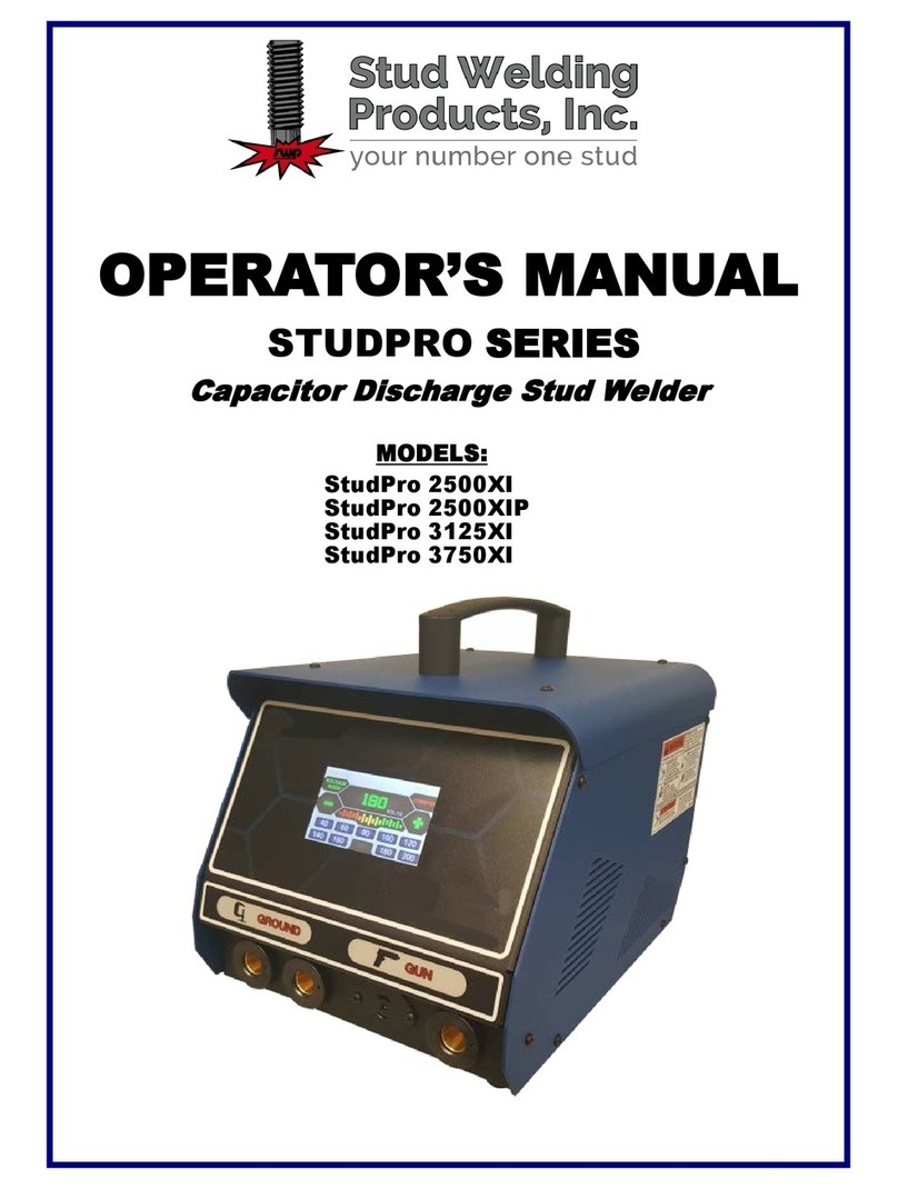stud welding products STUDPRO Series Operator's manual stud welding products STUDPRO Series Operator's manual