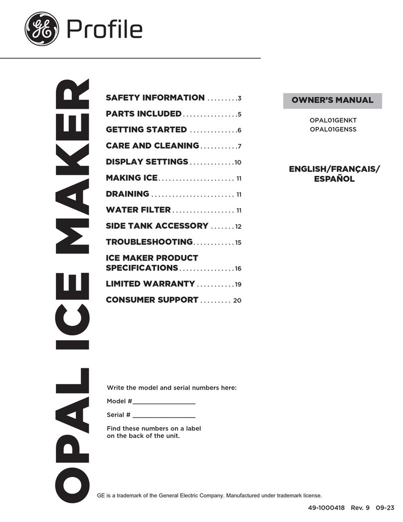 GE OPAL01GENKT User manual GE OPAL01GENKT User manual