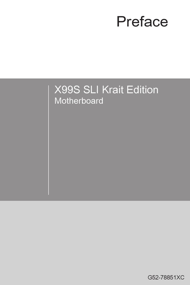 MSI X99S SLI Krait Edition manual