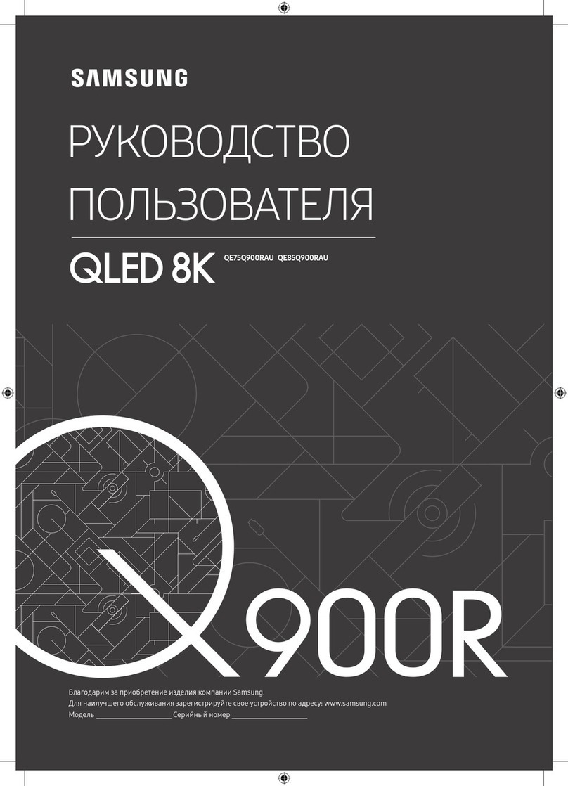 Samsung QE75Q900RAU User manual Samsung QE75Q900RAU User manual