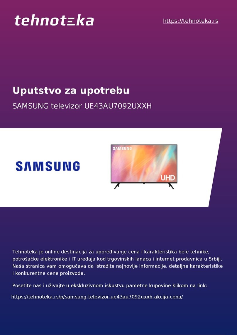 Samsung UE43AU7092U H Series User manual