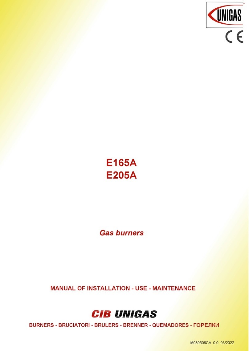 CIB UNIGAS E205A Manual of installation - use - maintenance CIB UNIGAS E205A Manual of installation - use - maintenance