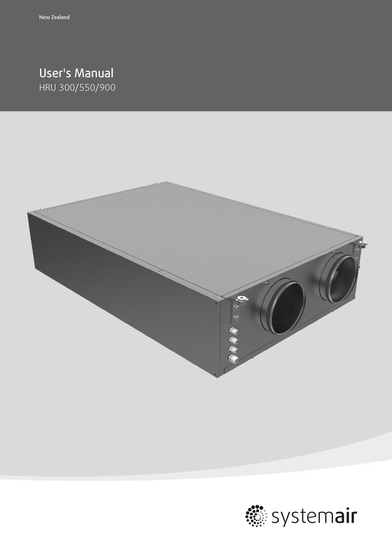 System air HRU 300 User manual