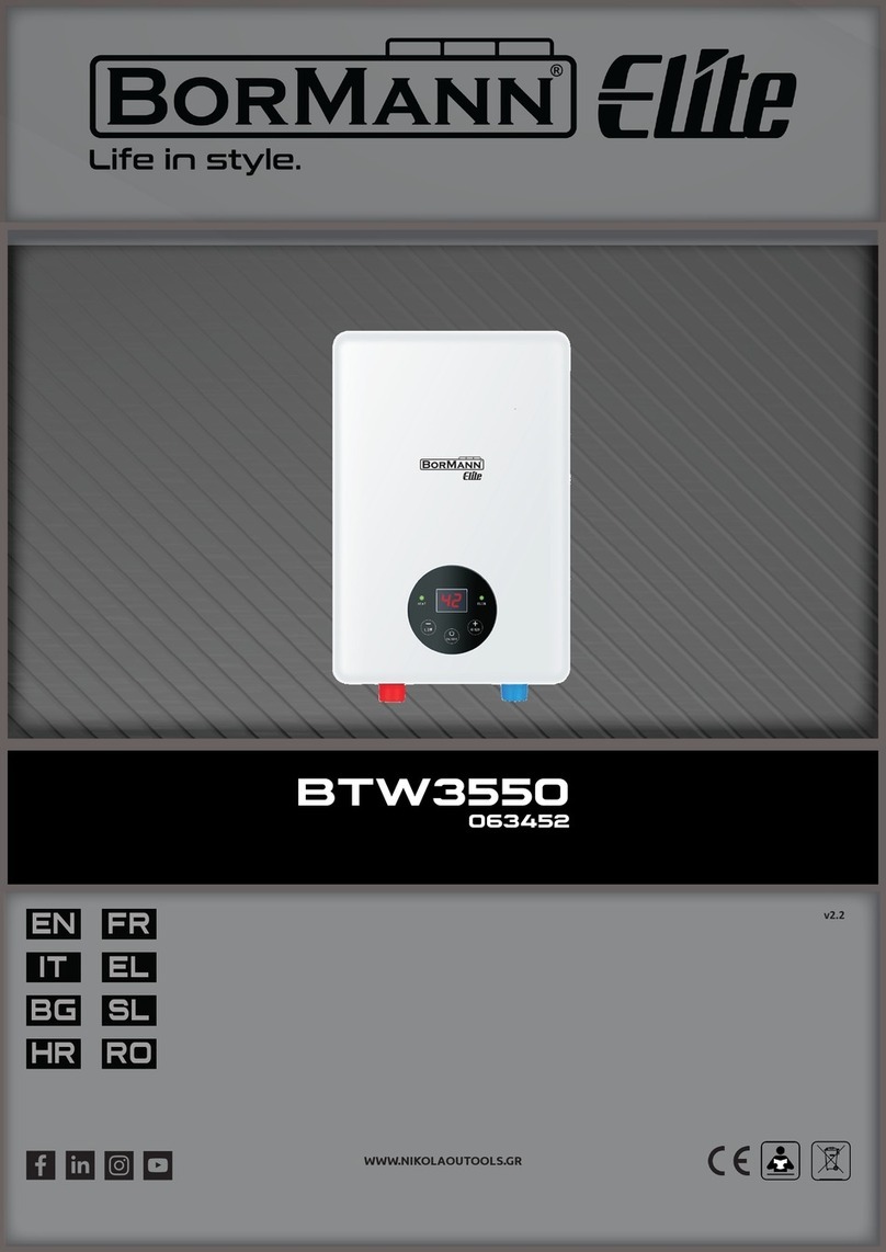BorMann Elite BTW3550 manual