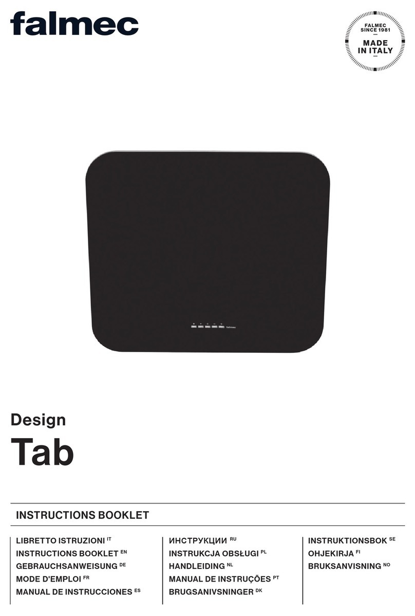 FALMEC Tab TAB80W Instruction booklet