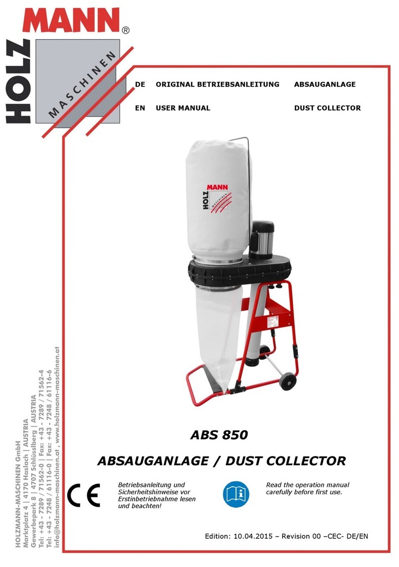 Holzmann ABS 850 user manual