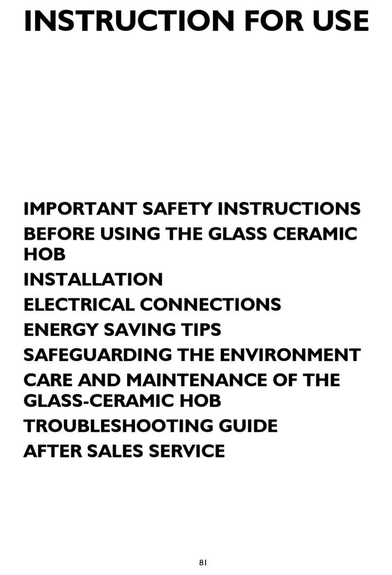 Whirlpool AKT 809 User manual Whirlpool AKT 809 User manual
