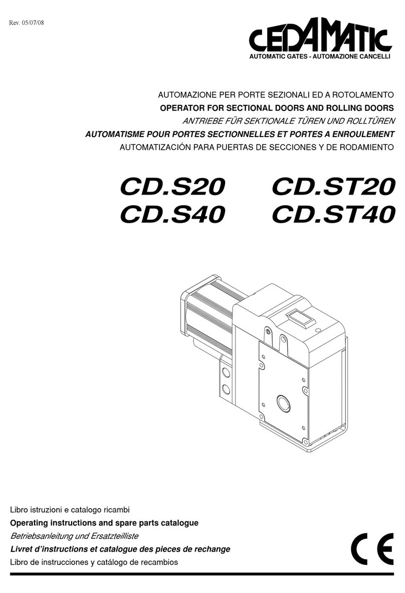 cedamatic CD.S20 User manual