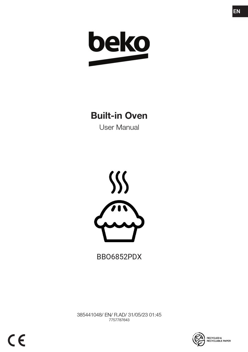 Beko BBO6852PDX User manual